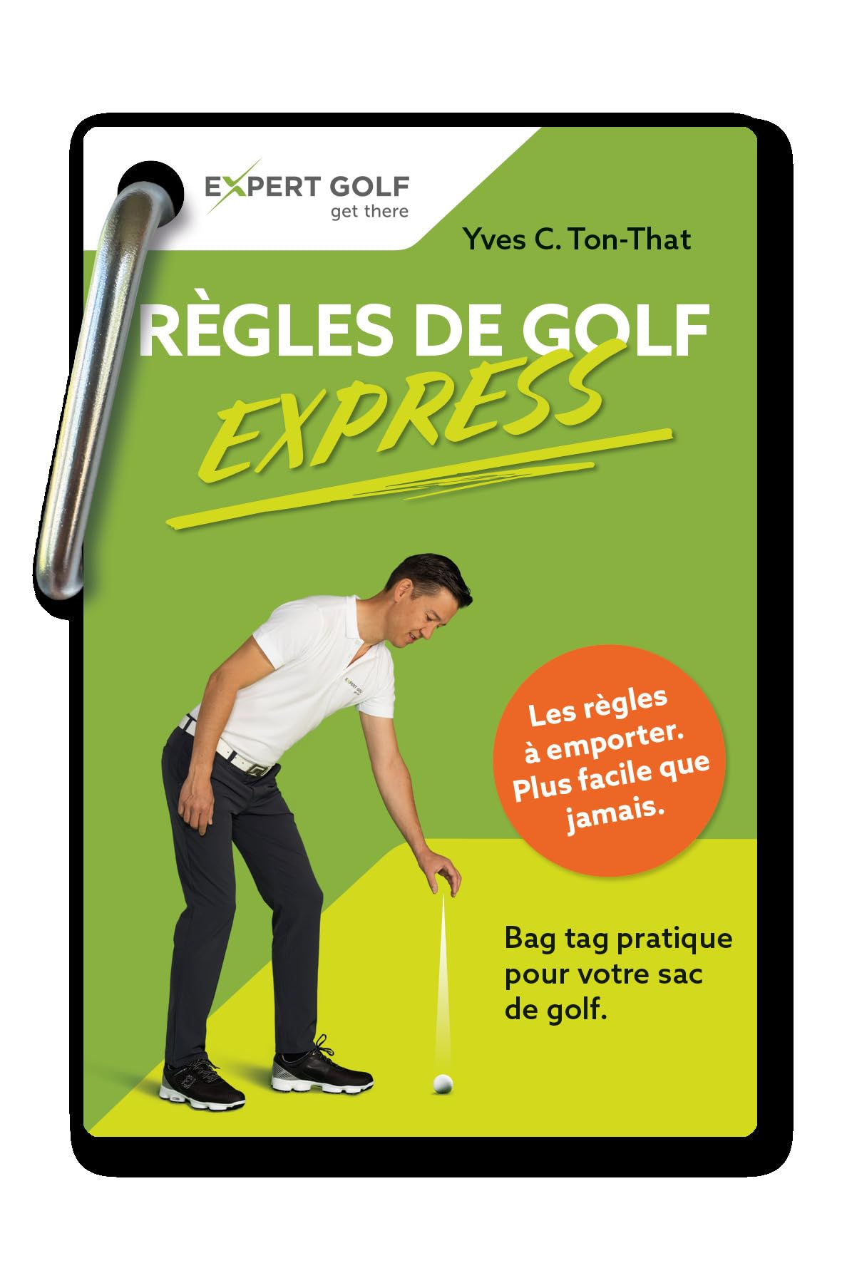 Règles de golf Express: Bag tag pratique pour votre sac de golf