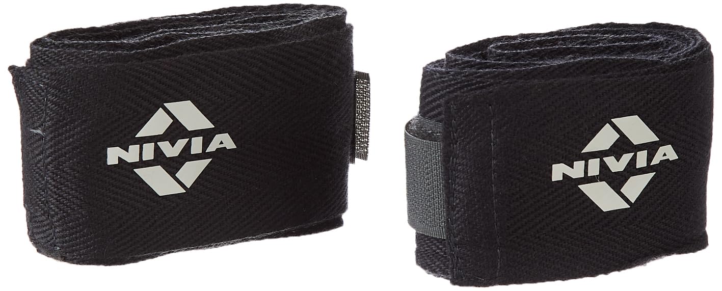 Nivia Hand Wrap - Pair, Wrist Supporter for Gym, Wrap for Men, Hand Wrap for Boxing Punching (Grey, 108 inch), for Men & Women
