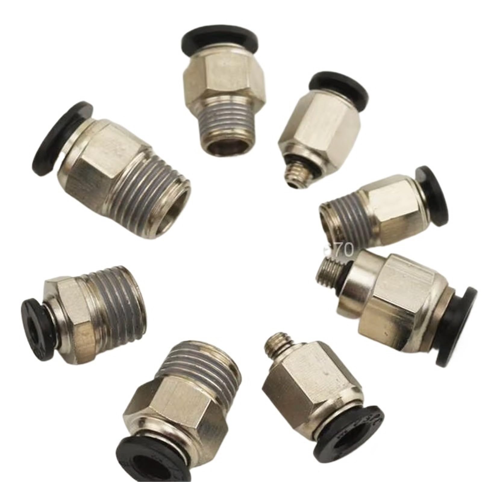 20 szt. dużo 10 mm gwint 1/2 cala wąż prosty pneumatyczny złączka PC10-04 One Touch Tube Quick Pipe Connector PC10-01 PC10-02 (PC10 02)