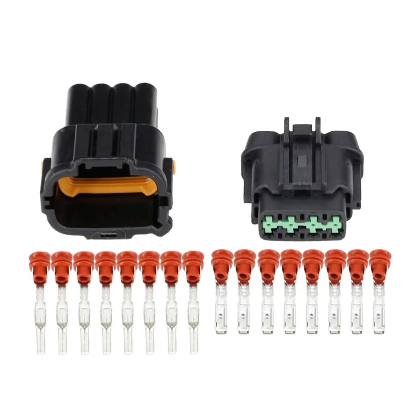Lot de 5 connecteurs étanches en plastique 8 broches d'origine avec fiche terminale DJ7089A-2.2-11/21 8P (prise femelle)