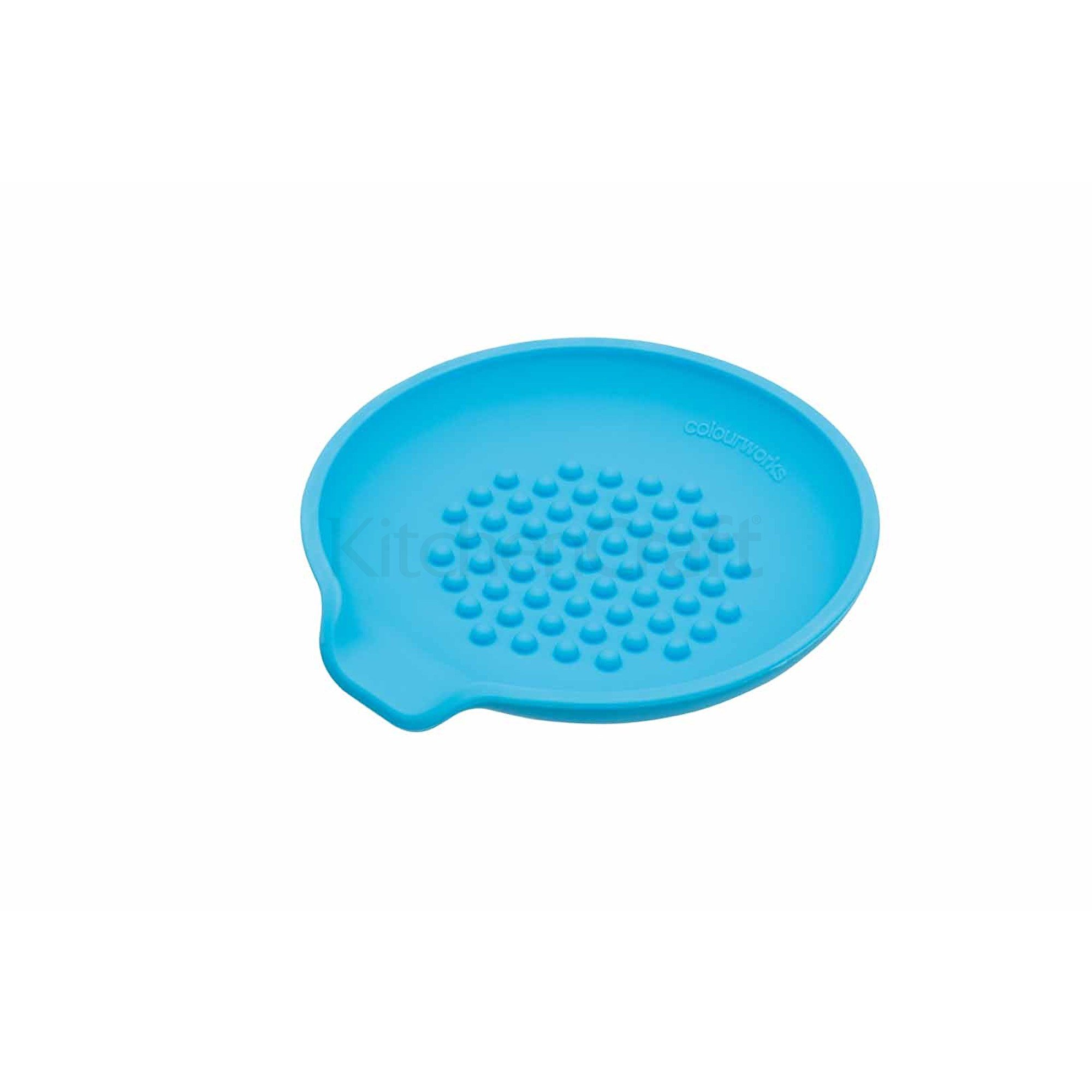 Carrotez Silikon-Löffelablage, 2 Stück, 8,4x3x1 Cm, Blassgelb – Für Kaffeestation & Esstisch