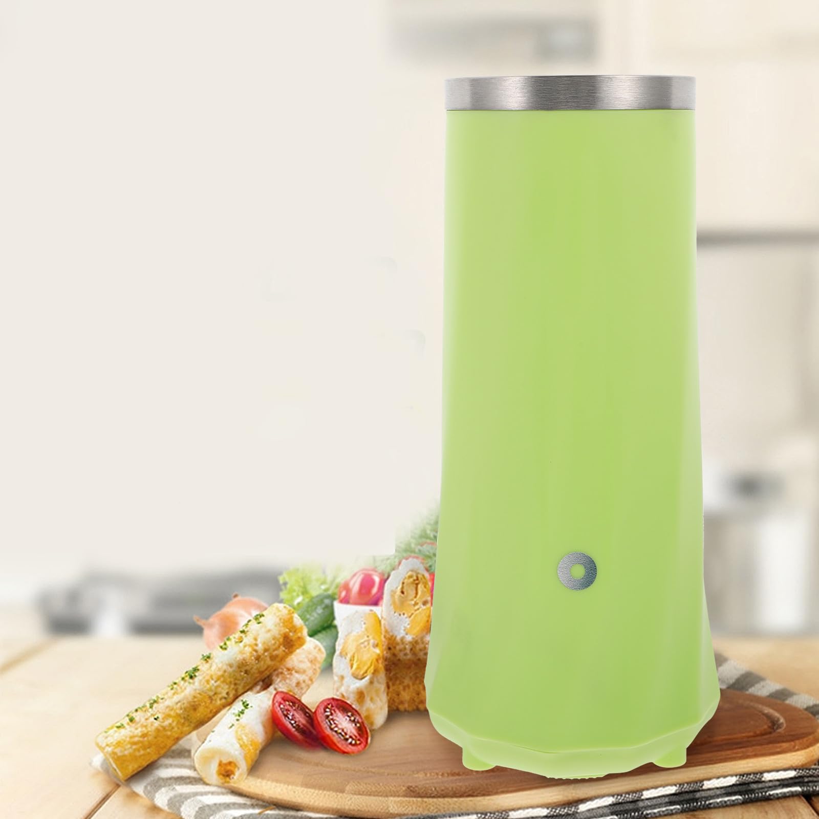 Operitacx Cuociuova Elettrico per Colazione Acciaio Inossidabile e Abs, Macchina Automatica per Pezzi di Salsiccia, Design Semplice e Sicuro per Uso Domestico Stili multipli
