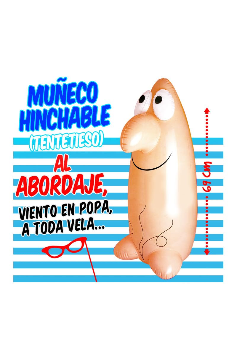 DISBACANAL Muñeco para despedidas hinchable