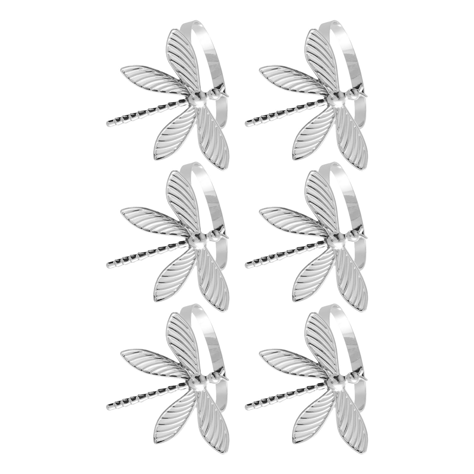 Oil Drip Dragonflies Napkin Accessories Metal Designs Napkin Holder Accessory for Wedding Table Decoration Multifunctional Dragonflies Towel Holders