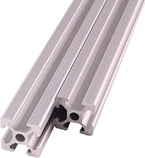 2020 800mm Aluminum Extrusion Profile 2PCS European Standard Anodized Linear Rail, for DIY 3D Printer Workbench CNC (31.49inch)