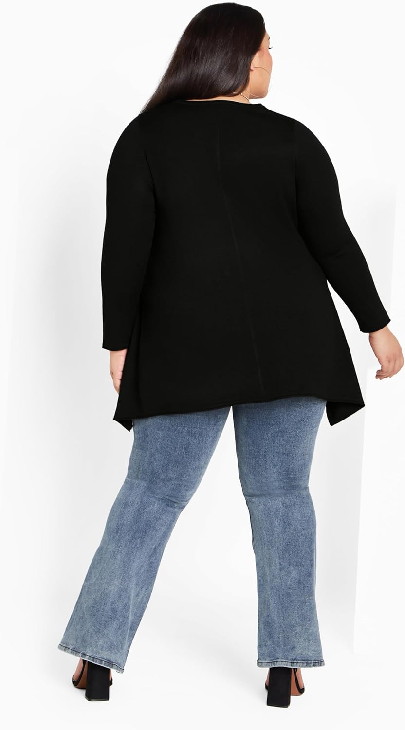 Evans Womens Evans Plus Size Jumper Johana - Image 3