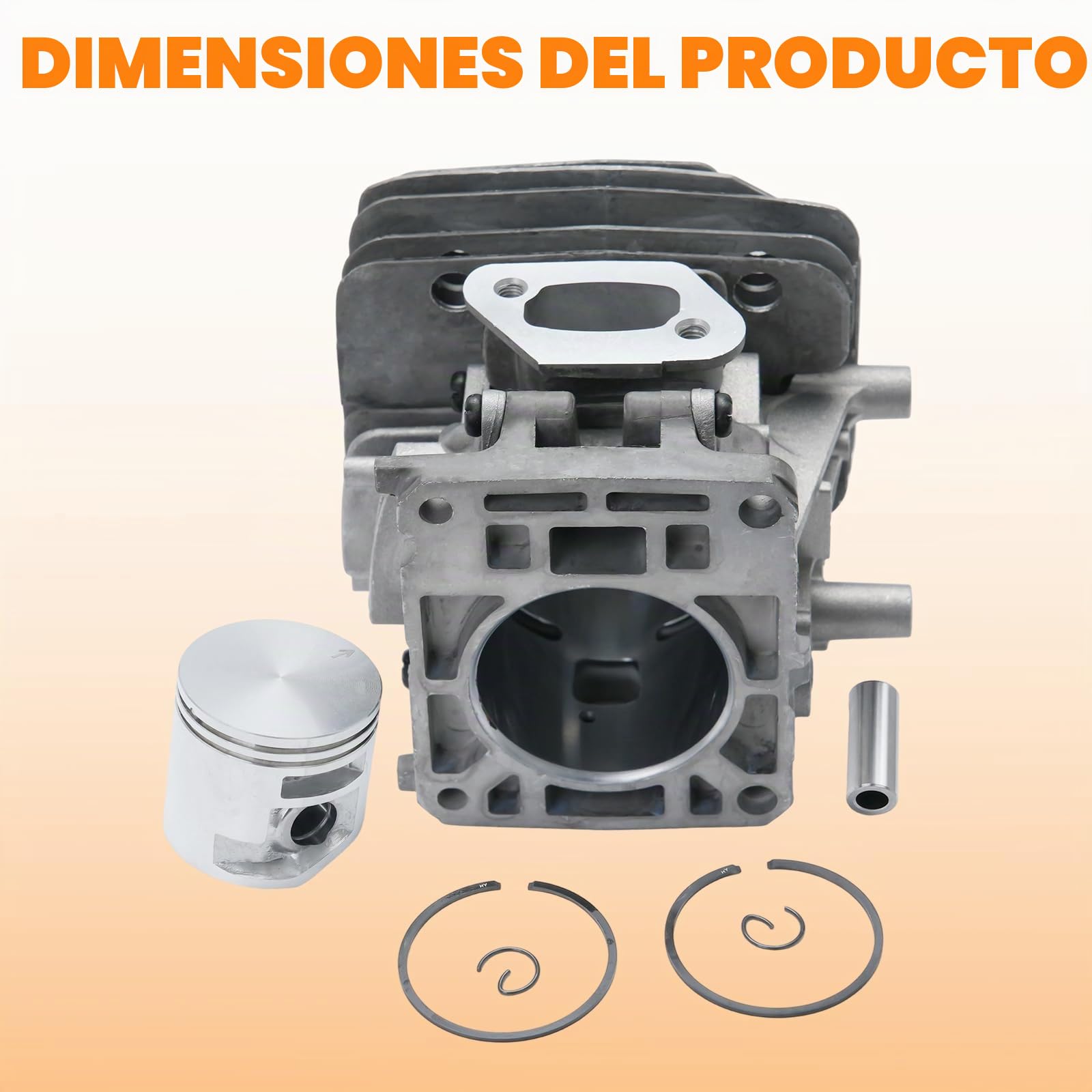 Kit de cilindro para Stihl FR410 C, FR 460 TC, FS 240, FS 240 C, FS 240 R, FS 240 RC, FS 260, FS 260 C, FS 260 R, FS 260 RC, FS 360 C, FS 410 C, repuesto para OEM 4147 020 1207