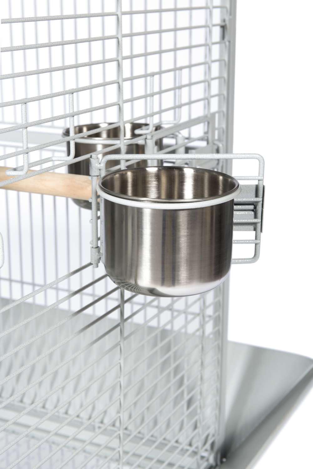 Prevue Pet Products Klatka dla ptaków z kutego żelaza Select Pewter Hammertone 3151BLK 61 cm x 50 cm
