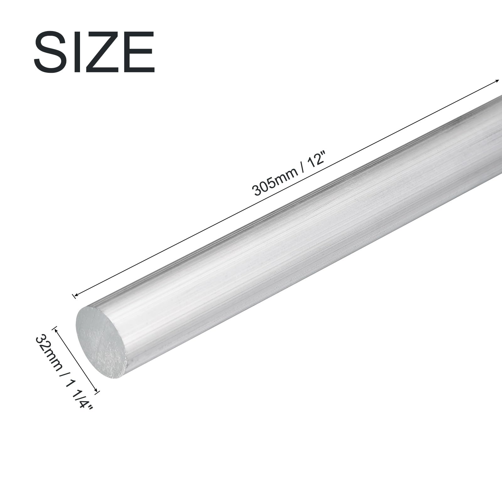 アルミ 丸棒 A6061BE-T6 110mm 長さ820mm アルミ アルミ快削六角材 (G21-T8)A2011B相当 寸切販売 ｜金属材料通販