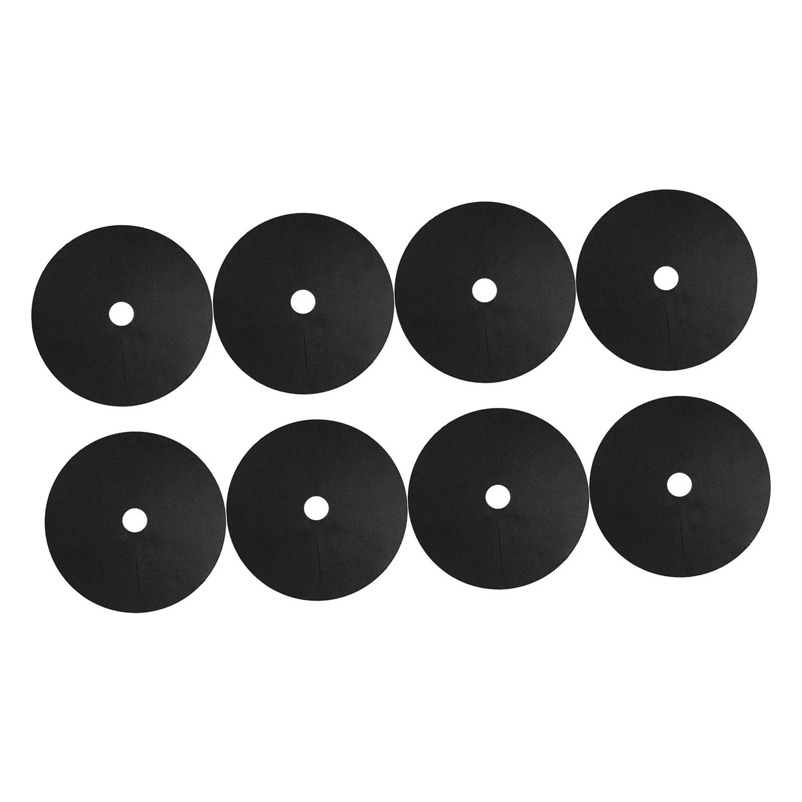 Tree Weeding Barrier Mats Tree Protection Mats for Grass Landscaping Outdoor 72cm Black-image-39