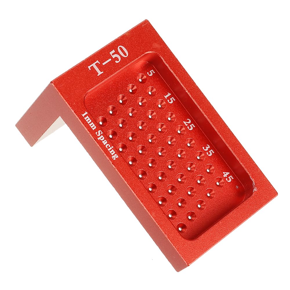 VIDOO Aluminiowy Znacznik Traserski do Linii Stolarskich Linijka Znakująca Typu T-360mm