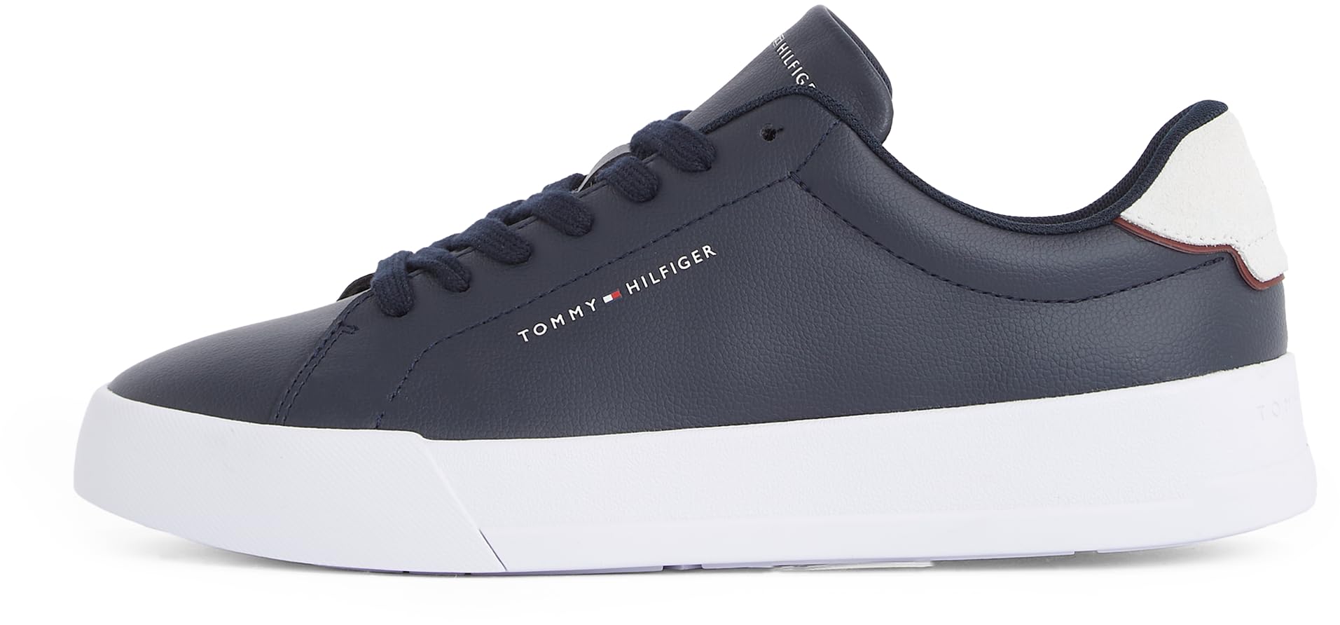 Tommy Hilfiger Baskets Homme Detail Essential en Cuir, Bleu (Desert Sky), 42