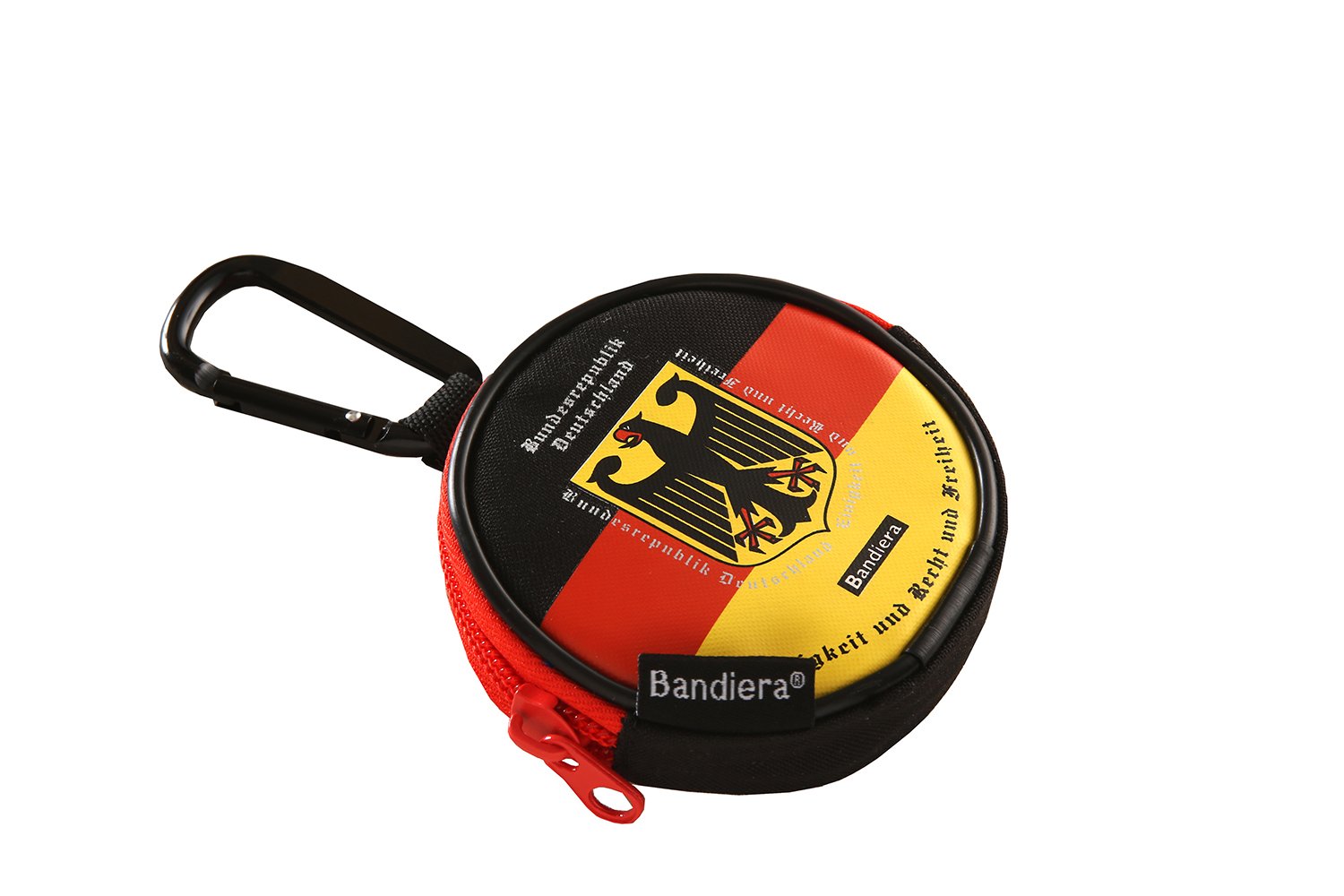 Bandiera (バンディエラ) コインケース ドイツ 8424 (BCO-003) ドイツ国旗 GERMANY Deutschland カラビナ財布