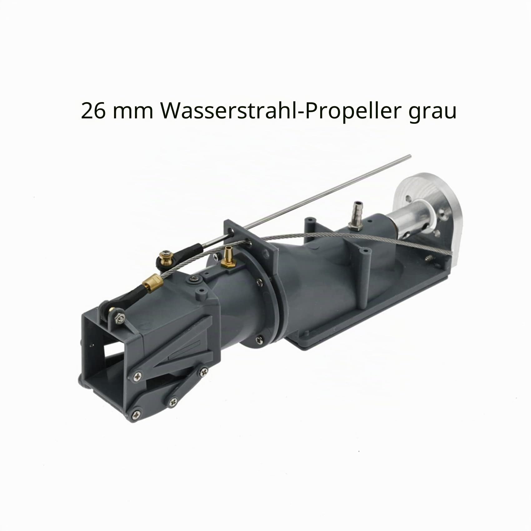 2X Water Jet Thruster Power Sprayer Pump Water Jet Pump mit 3650 Brushless Motor + Water Cooling Jacket für RC Jet Boat