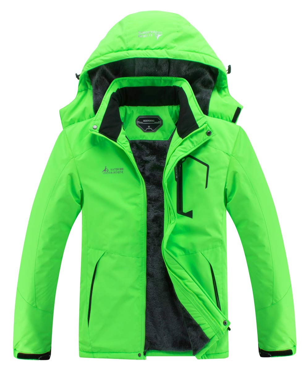 Moerdeng men's waterproof ski jacket warm winter snow coat mountain windbreaker hooded raincoat snowboarding jackets Clearance
