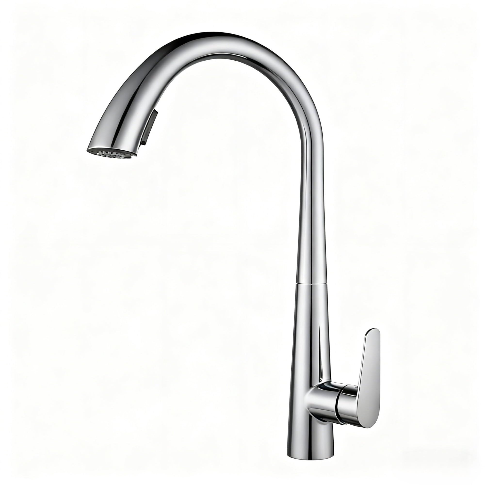 Grifo de cocina extraíble monomando gris plomo para fregadero lavabo agua fría y caliente