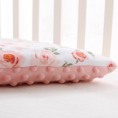 Miniatura 5 de DaysU Minky - Almohada para niños pequeños (flor, 13 x 19 x 0.75 pulgadas (plana))