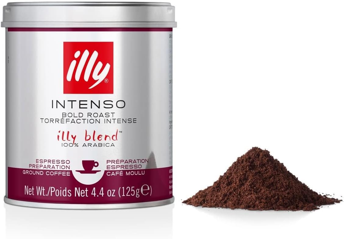 Illy Dark Ground Espresso Coffee 125 g