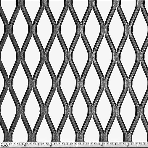 SOSCo Metals Metal expandido de 34 pulgadas 9 x 24 x 48 pulgadas aplanado ideal para parrillas y ahumadores