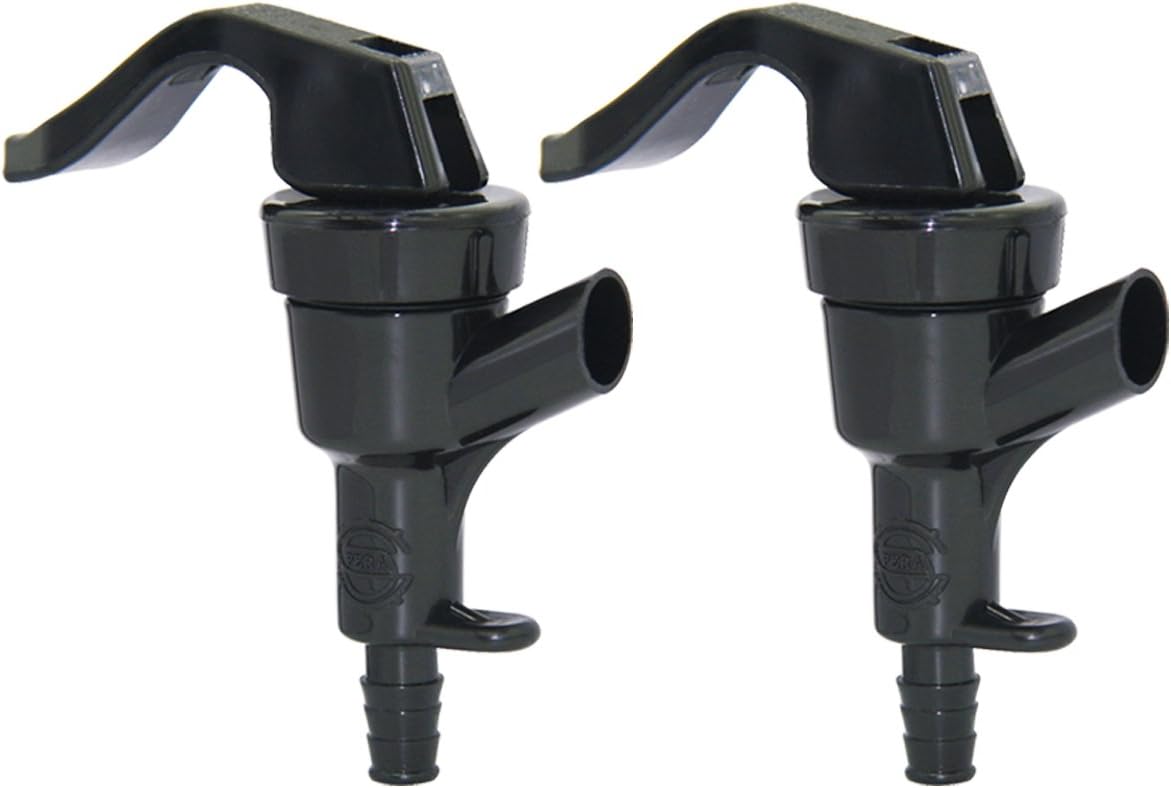 Plastic Squeeze Faucet Picnic Tap - PERA Brand Plastic Tap 2 PACK, Widely Used for Draft Beer Brewing