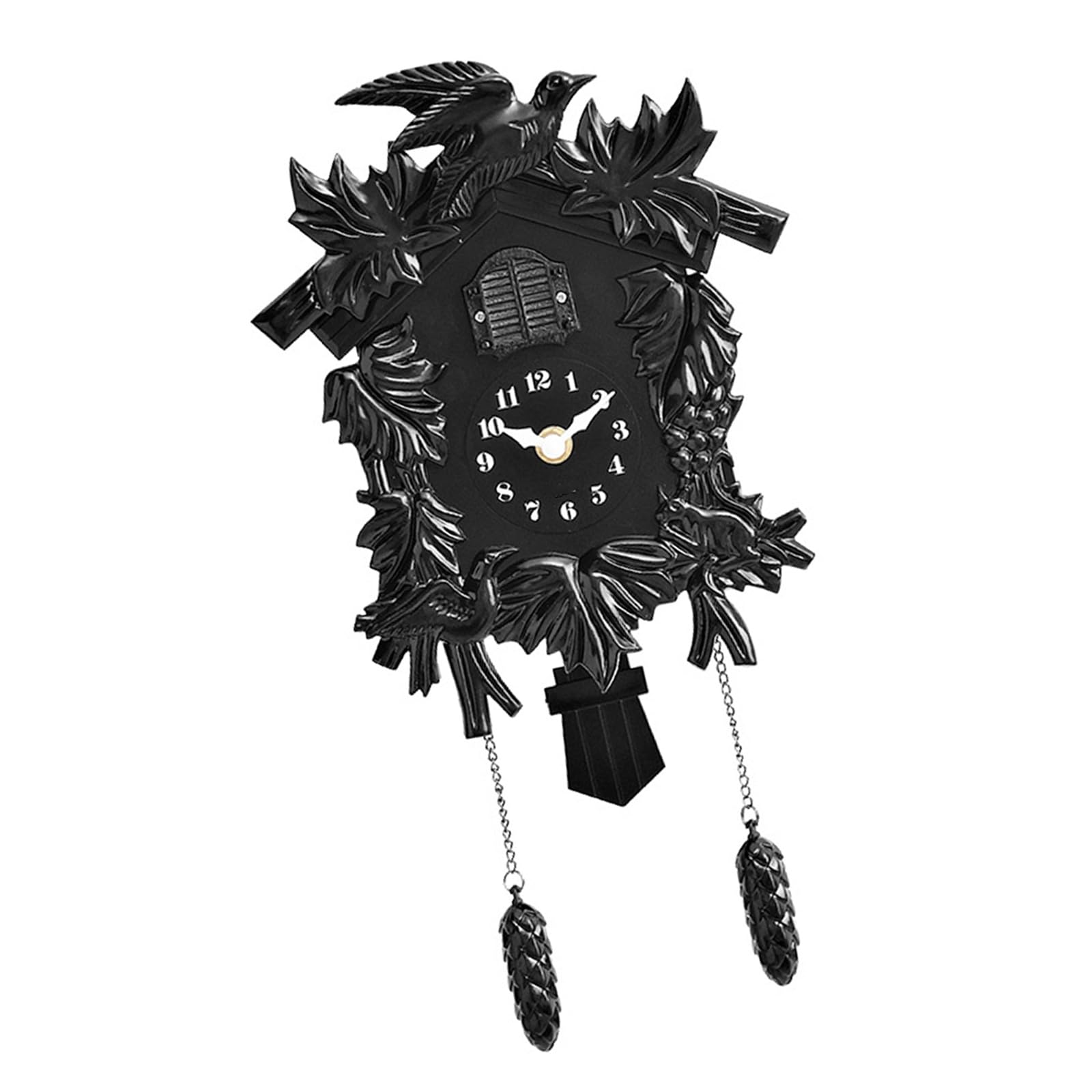 Oxxggkao Cuckoos Wall Clock Quiet Movements and Bird Flapping Battery Operated Pendulums for Living Room or Bedroom Cuckoo Wall Battery Operated Bird Fun Interactive Cuckoo Pendulum Sound