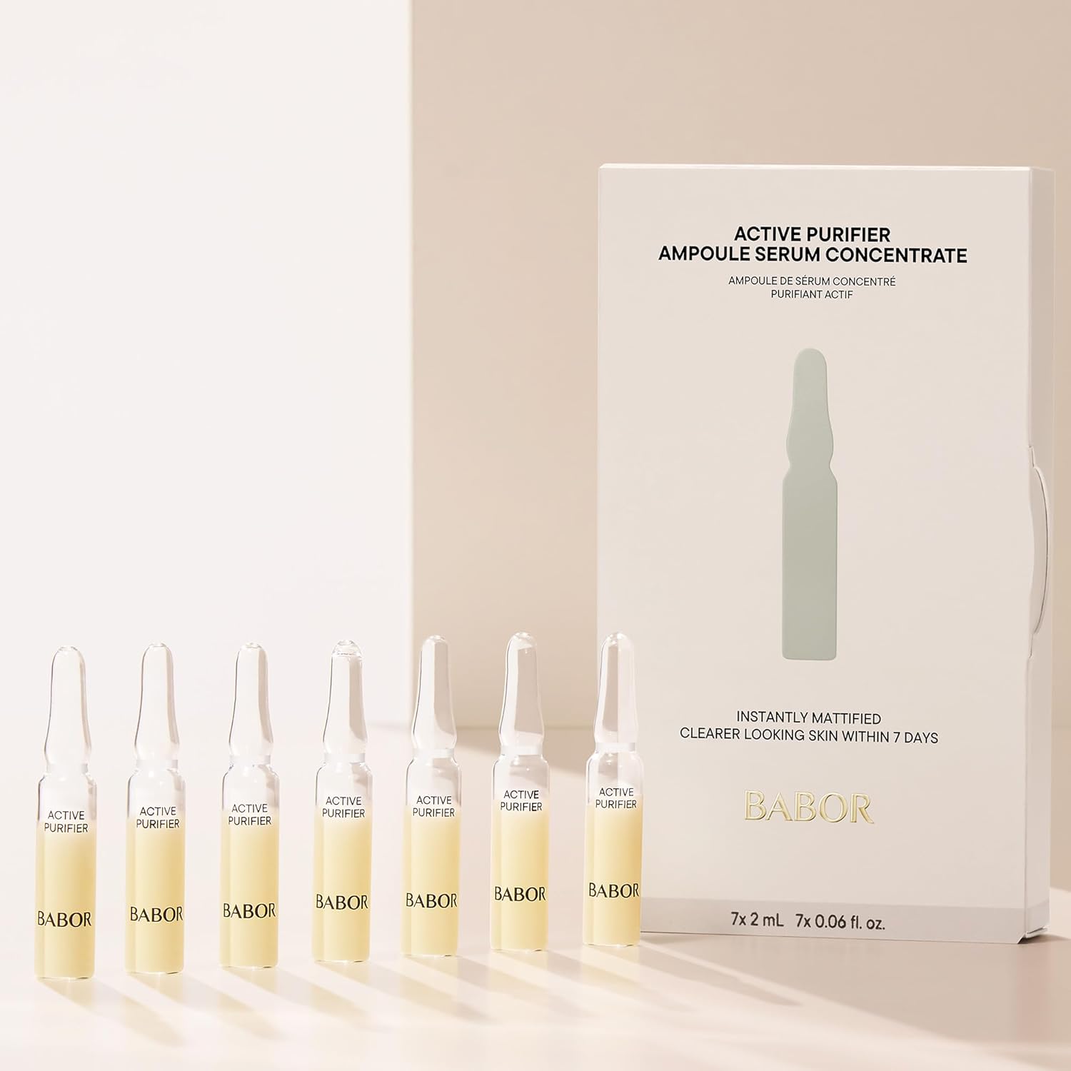 BABOR Active Purifier Ampoule Concentrates for Face with Tea Tree Oil, Refine, Purify, Revitalize Dull and Dry Skin, Clean & Vegan, Results in 7 Days - Image 4