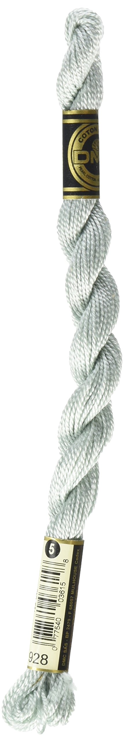 DMC 115 5-928 Pearl Cotton Thread, Very Light Grey Green, Size 5