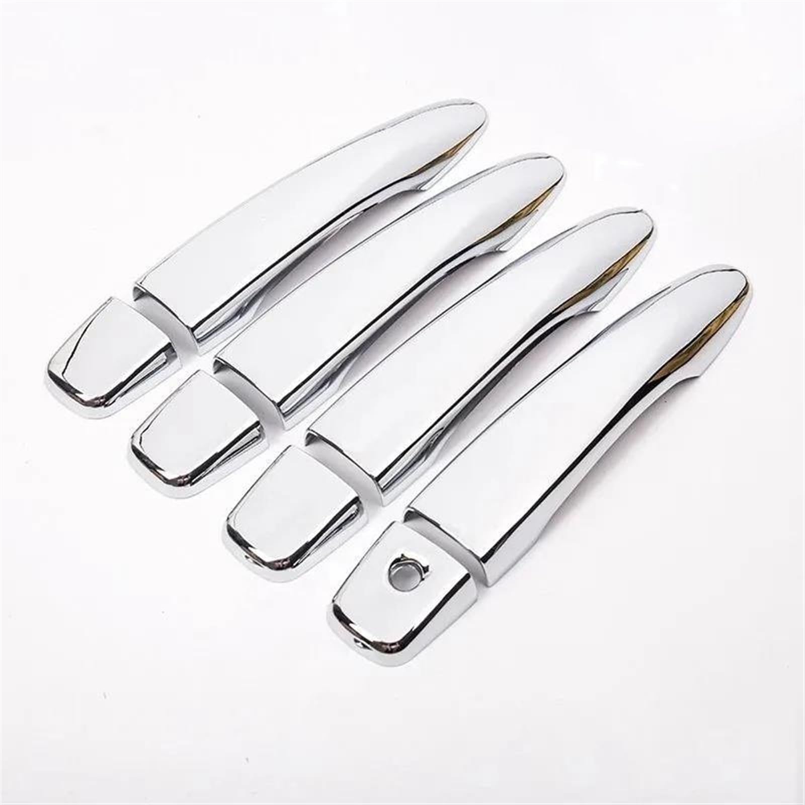 Noheeu Silver A Car Exterior Door Handle Grab Cover Trim Sticker Styling For Nissan X-Trail Xtrail T32 Rogue 2014-2020 2019 2018(Silver A)