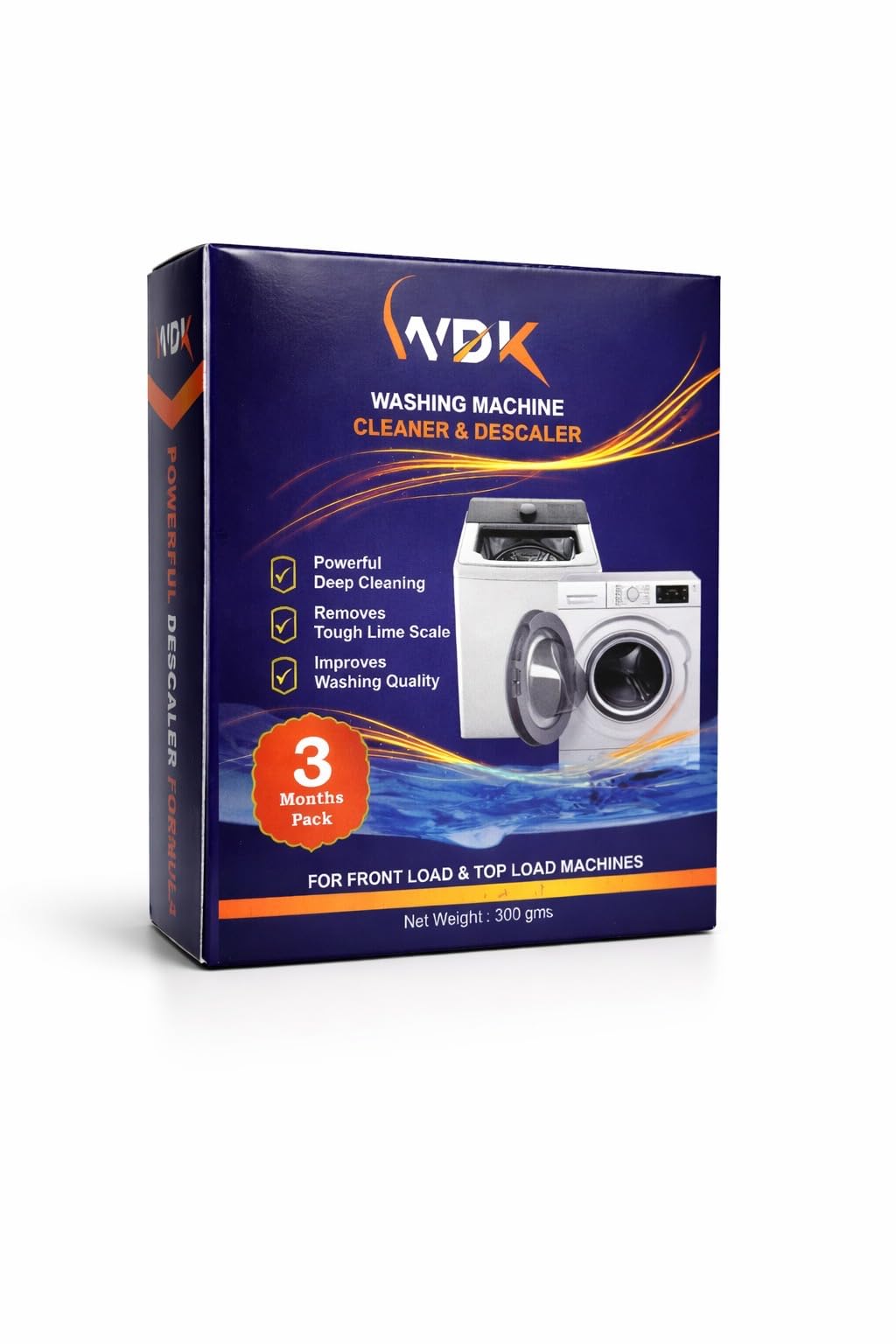 WDK Washing Machine Descaler & Cleaner | 3 Months Pack | Deep Cleaning Formula | Eliminates Scale & Smell | Suitable for All Washing Machines-image-8