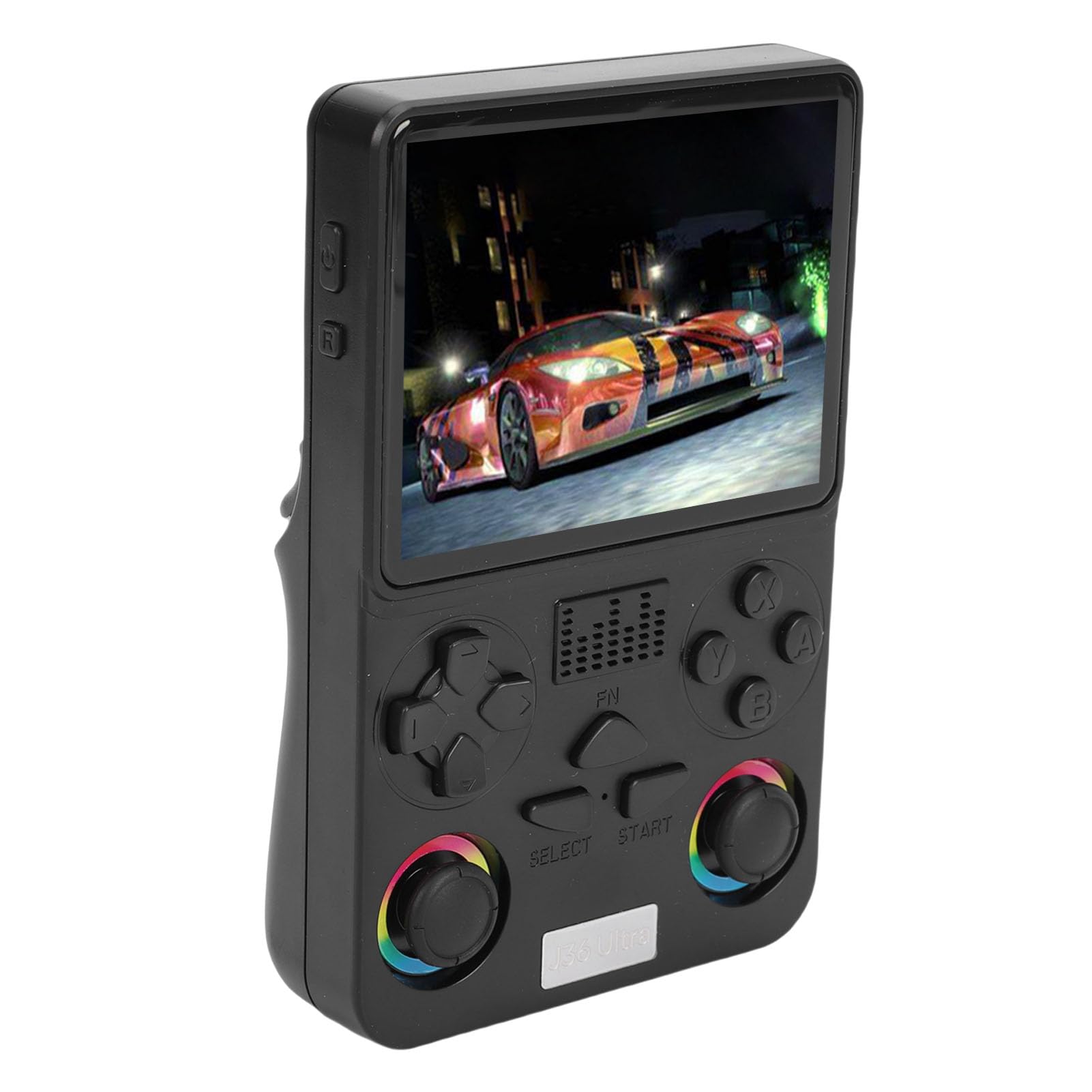 Annadue Vernetzte Handheld-Spielekonsole mit 4-Zoll-Bildschirm, 3000-mAh-, Optimiertes Design (Black)