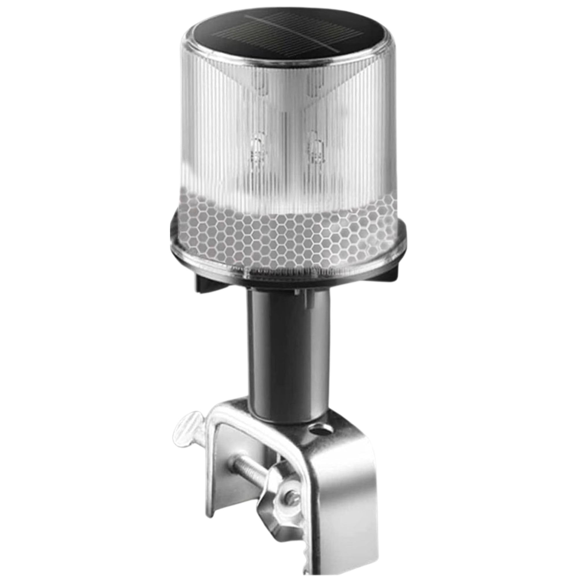 Cloud Fire luci di navigazione a led, luce 360 barca led solare 0,5 nm, luce di ancoraggio a LED con supporto, IP67, impermeabile per pescatori, barche, yacht, navi da carico