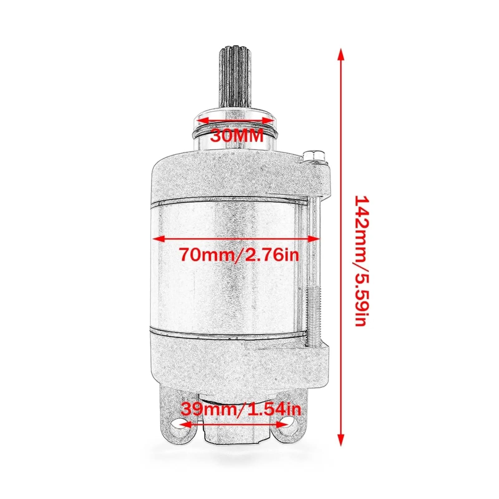 Motorino avviamento Per 450 500cc 2012-2016 450cc 2013-2015 SEI GIORNI OEM 78140001000 58211058000 Motorino Avviamento E Relè