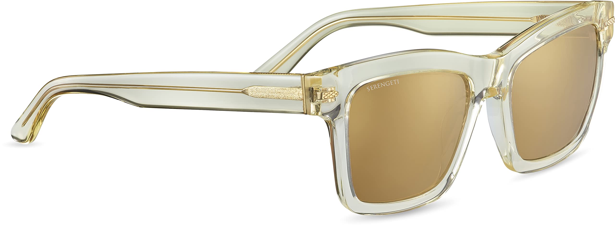 Serengeti Winona Sunglasses for Men Fashionable UV Protection Outdoor Activities Polarized Lens 52-18-135