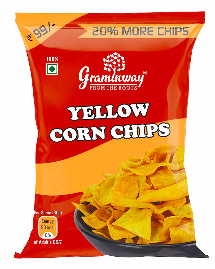 GRAMINWAY - FROM THE ROOTS High in Fiber Tasty & Healthy Snacks Diet Corn Chips (B07P5MDJH9) Amazon Price History, Amazon Price Tracker