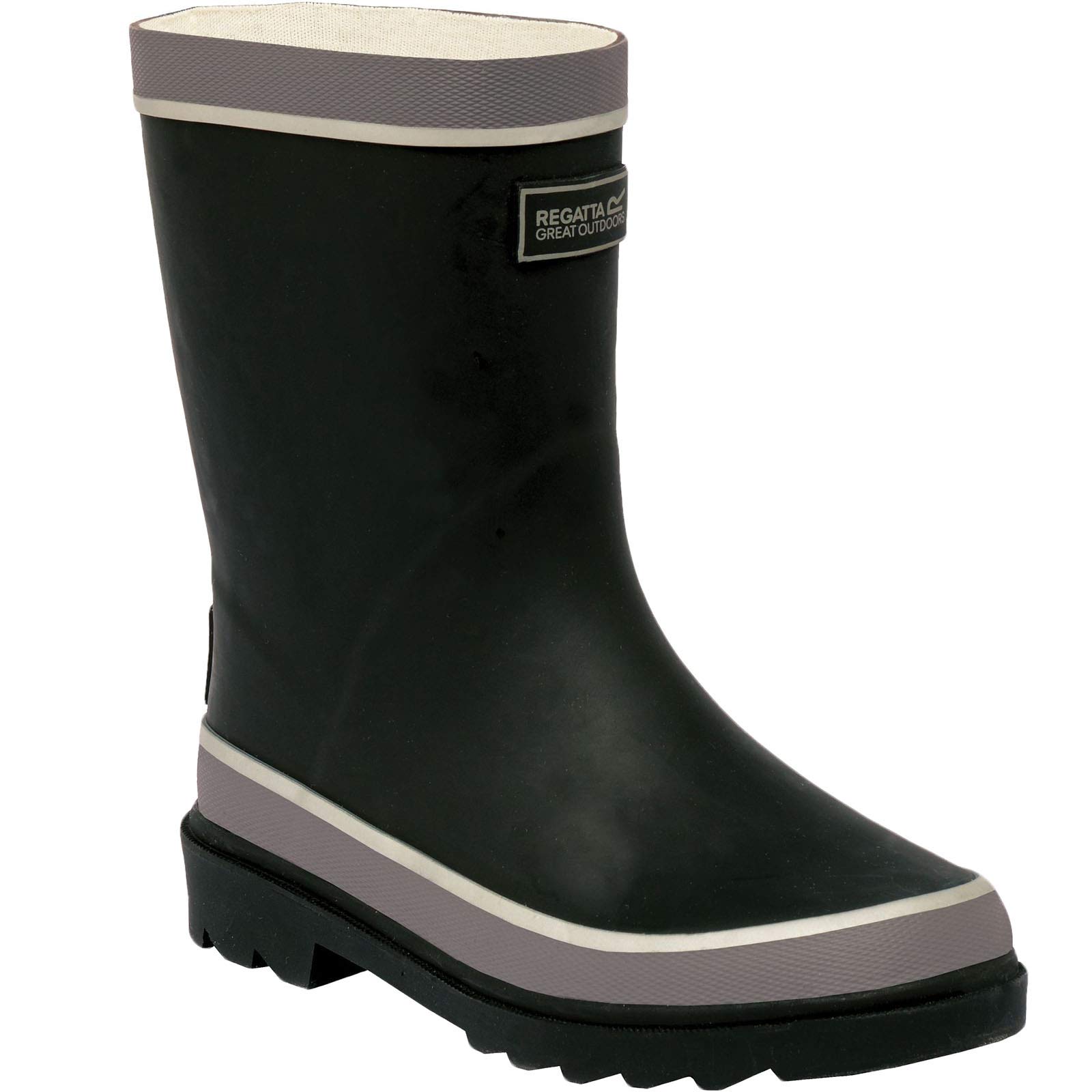 Regatta (Uk 2, ) Great Outdoors Childrens/Kids Foxfire Wellington Boots Black