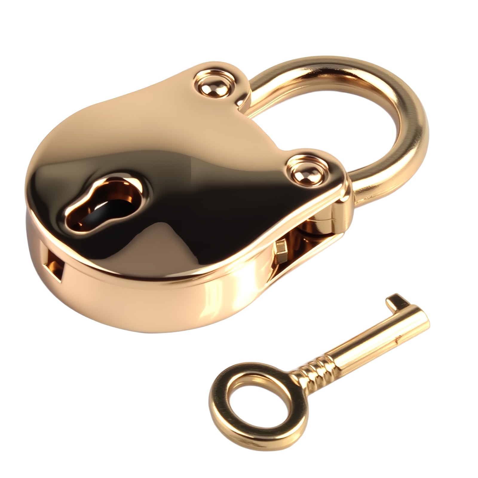 OZXNO 1PCS Vintage Mini Bear Padlock Key Lock Antique Style Small