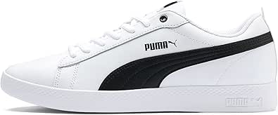 PUMA Smash Wns V2 L Sneaker Basse Femme Puma White-Puma Black 36 EU