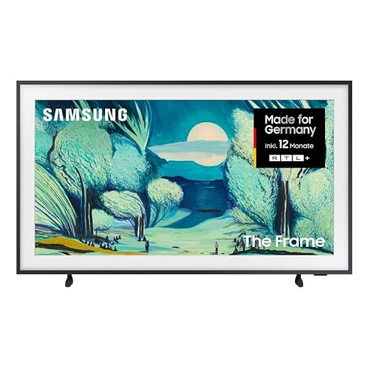 Samsung The Frame LS03F 4K QLED 50 Zoll (125 cm) UHD Fernseher, Modern Frame Design, NQ4 AI Gen2 Prozessor, Art Mode, Artful Picture Quality, One Connect Kabel, Samsung Vision AI Smart TV