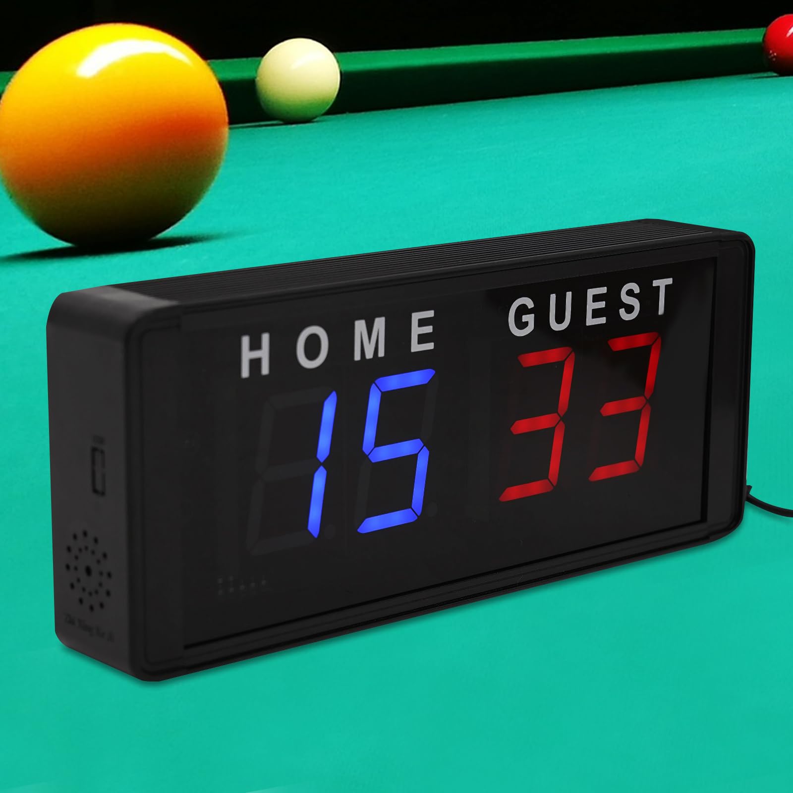 Tabellone segnapunti portatile digitale a LED 0-99 con telecomando per basket, badminton, pallavolo, tennis, baseball, per competizioni interne ed esterne