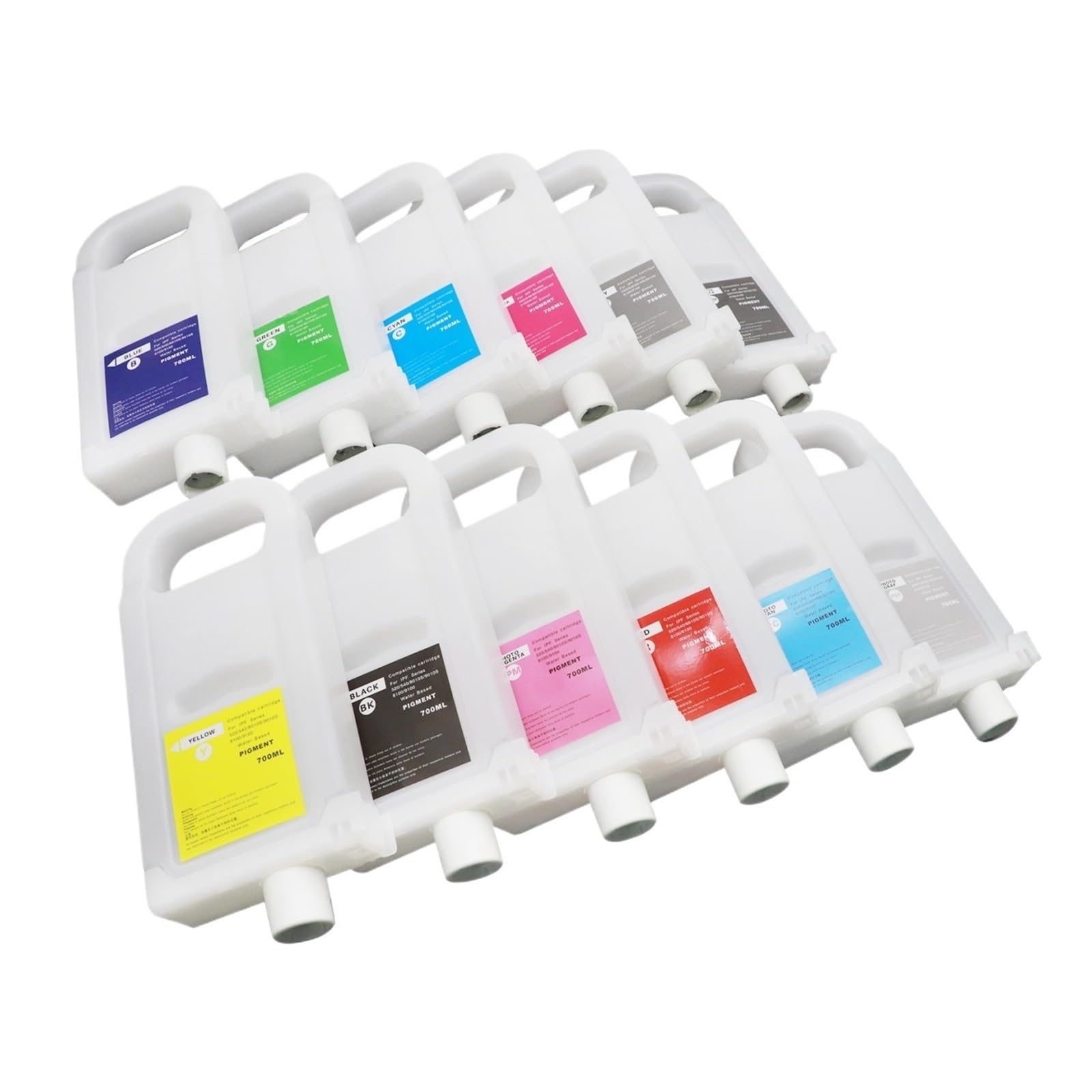 Nachfüllbare Tintenpatrone mit Chip, kompatibel Canon | PFI-1700, PFI1700, PFi-1700, leere Patrone für PRO-2000 PRO-4000 PRO-2100 PRO-4000S(Yellow)