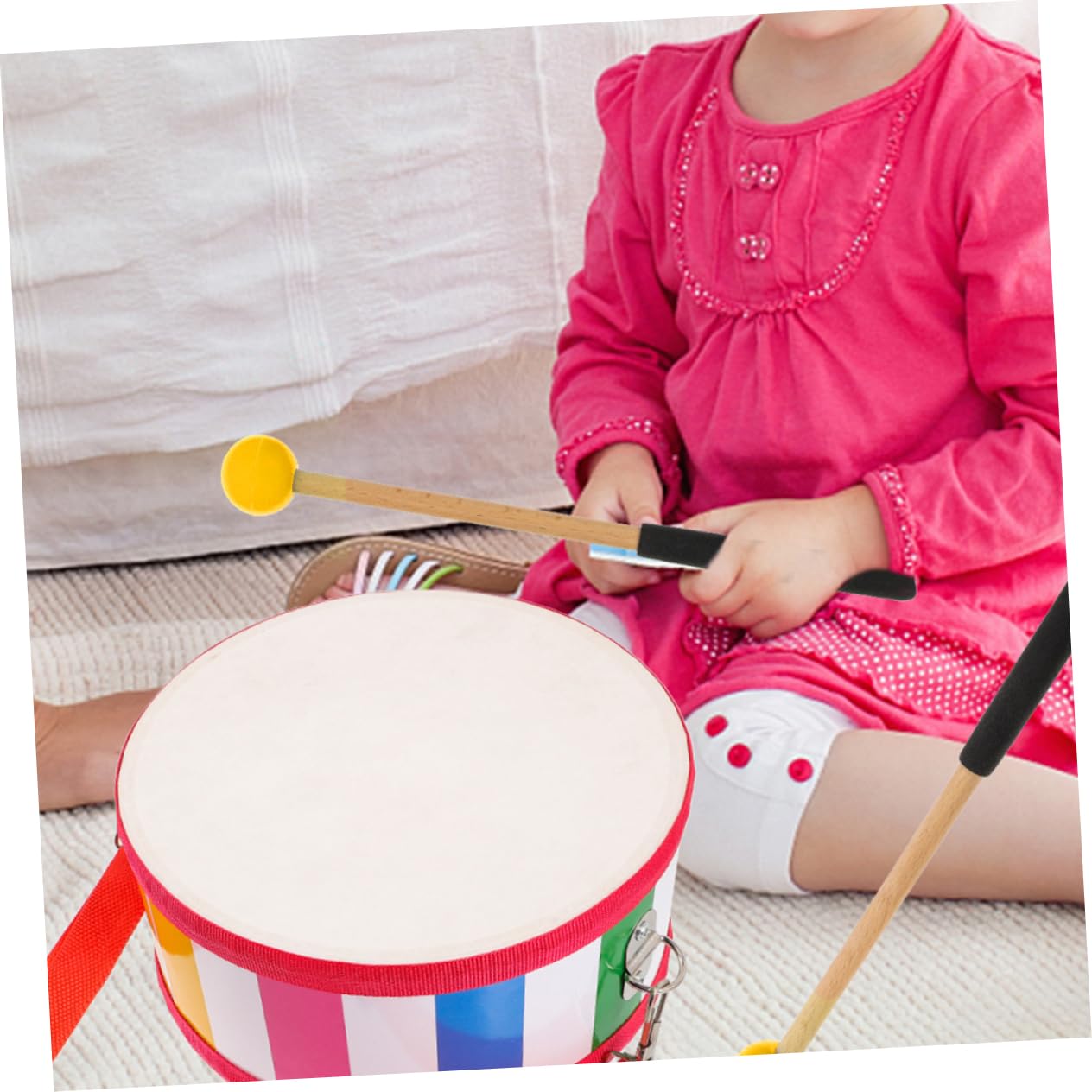 ibasenice 6pares Mallets De Percusión Para De Lengua Accesorio Musical Resistente y Duradero Para Xilófono y Marimba Para Actuaciones Escenario