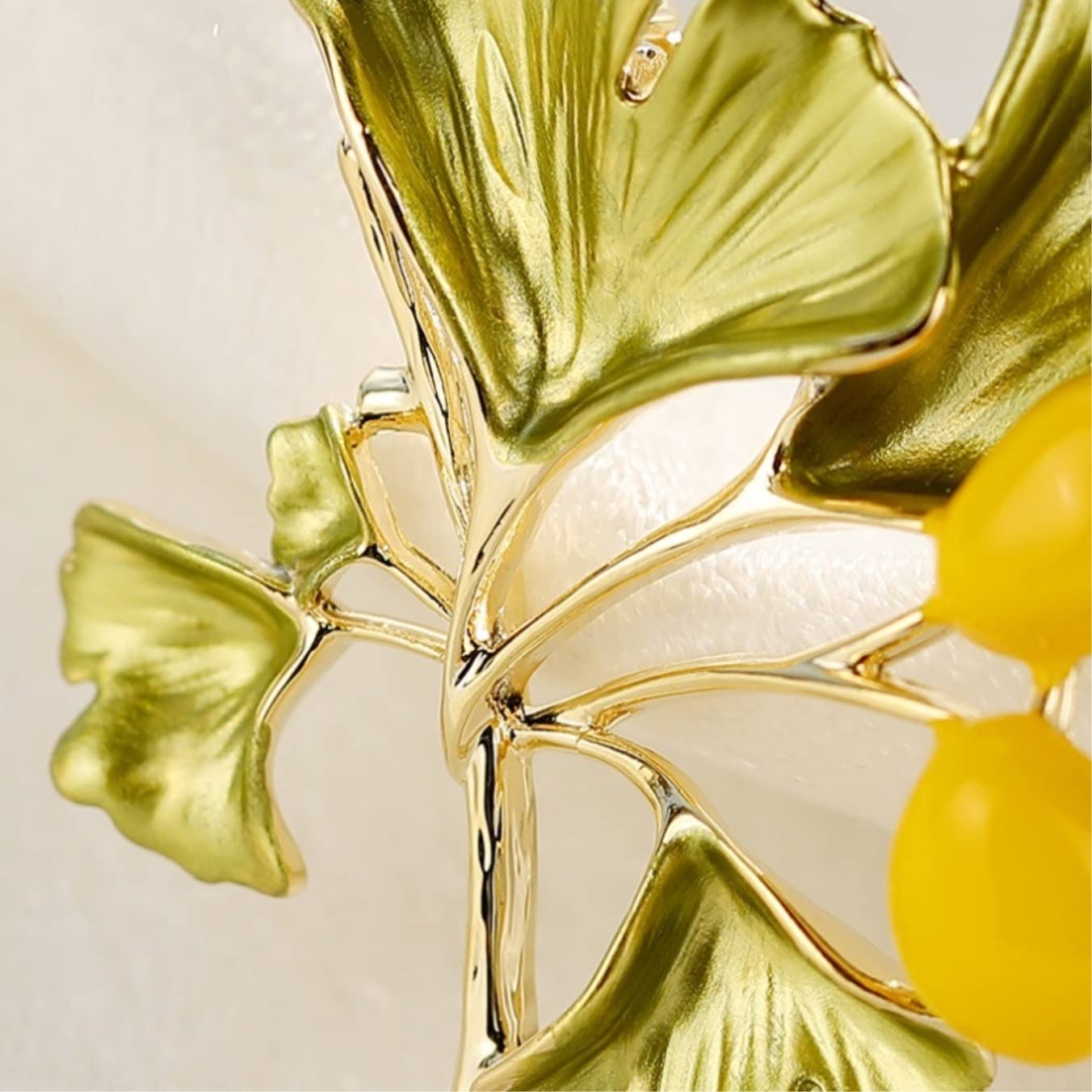 Broszka Szpilki Ginkgo Leaf Broszka Odzież Akcesoria Panie Roślin Flower Party Cardigan Dekoracje Dla Kobiet
