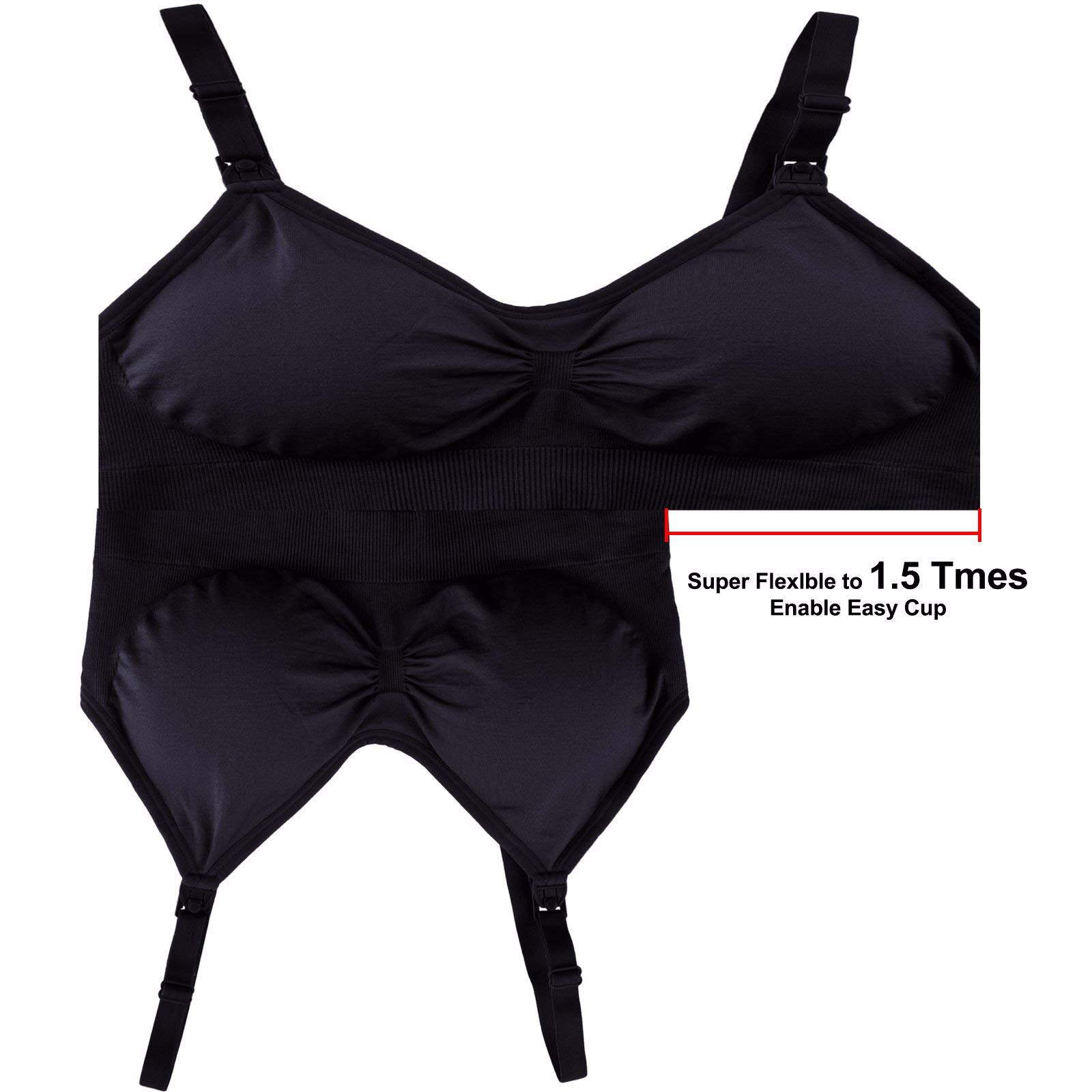 GXXGE Gxe-635 Reggiseno Donna (Pacco da 4)