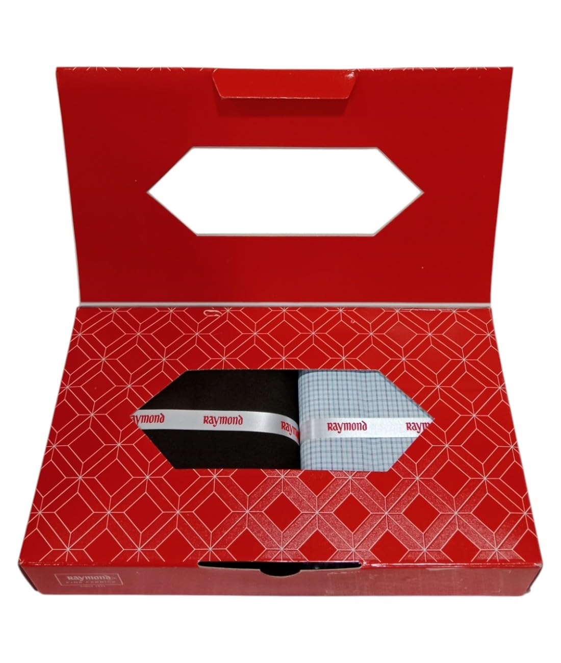 Raymond Men’s Unstitched Formal Shirt & Pant Fabric Set | Premium Cotton Shirt & Solid Trouser Material | Ready-to-Stitch Combo