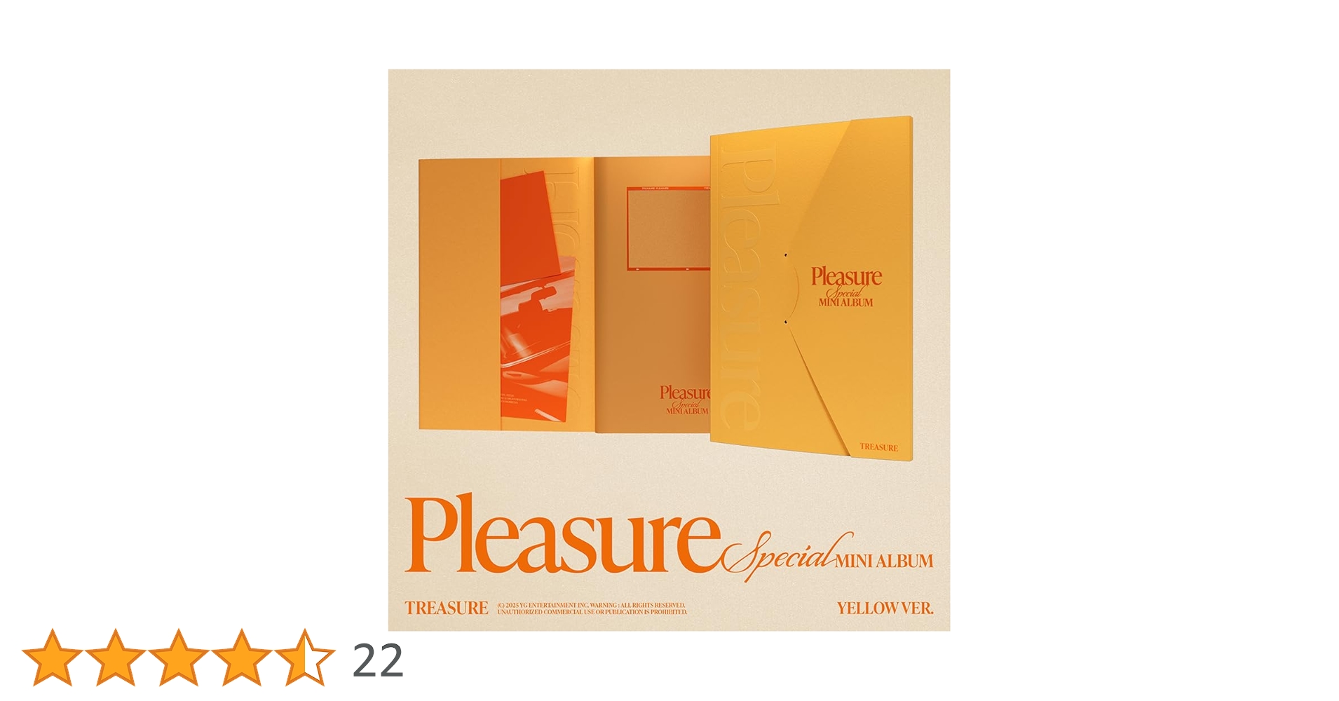 Amazon.co.jp: TREASURE SPECIAL MINI ALBUM [PLEASURE] [YELLOW