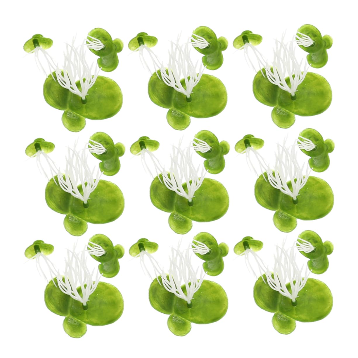VOSAREA 360pièces Plantes Flottantes Artificielles Pour Aquarium Décorations De Tank Faux Lentilles Eau Effet Naturel Pour Poissons Et Bassins