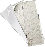 Vista 10 de Diflart Azulejos de espejo para despegar y pegar estilo metro, plateados, 3x6 pulgadas, salpicadero de espejo biselado para cocina, bar, azulejos