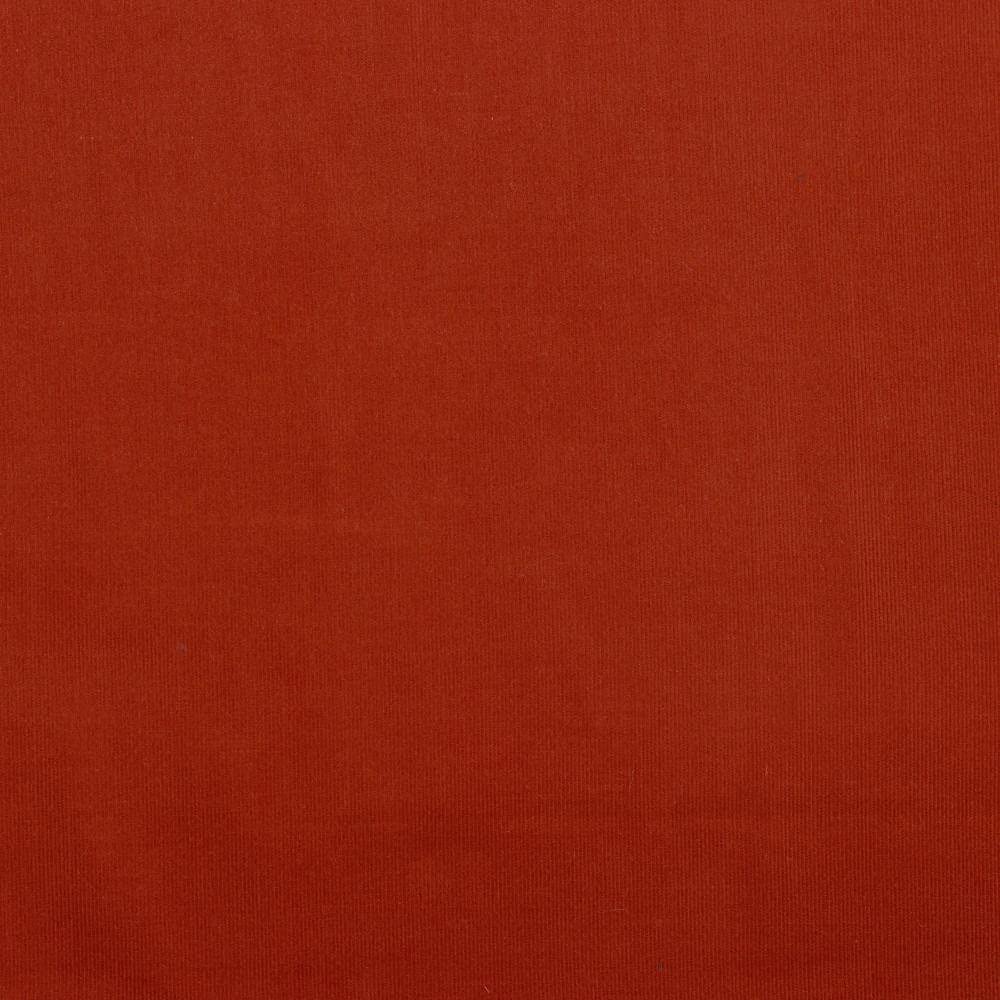 Baby Needle Cord 21 Wale Cotton Velvet Fabric Material Terracotta, 1Mtr 140cmx100cm