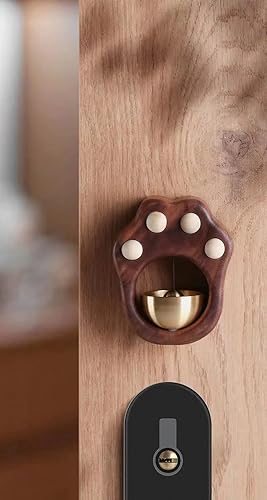Miniatura 3 de Shopkeepers Bell,Cat Paw Bell,Campana de los comerciantes para la apertura de la puerta,Timbre de la puerta,Imanes de refrigerador imán