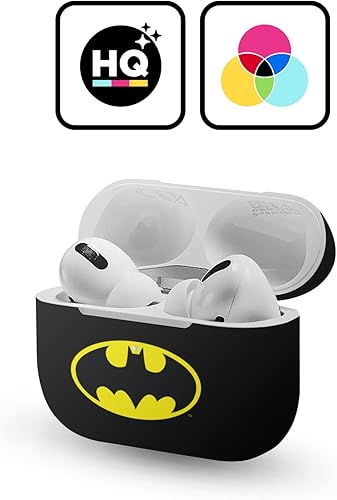 Miniatura 2 de Head Case Designs Calcomanía de vinilo con licencia oficial de Batman DC Comics Classic Logos compatible con Apple AirPods Pro